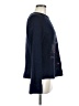 Alya 100% Acrylic Floral Blue Pullover Sweater Size M - photo 4