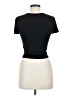 TNA Black Short Sleeve Turtleneck Size M - photo 2