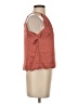 Monteau Orange Sleeveless Blouse Size S - photo 4