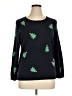 Talbots Black Long Sleeve Top Size 1X - photo 1