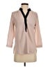 Truth NYC 100% Polyester Pink 3/4 Sleeve Blouse Size S - photo 1