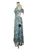 Lulus Floral Blue Cocktail Dress Size S - photo 5
