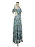 Lulus Floral Blue Cocktail Dress Size S - photo 4