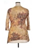 DressBarn Gold 3/4 Sleeve Blouse Size XL - photo 2