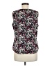 Croft & Barrow 100% Polyester Black Sleeveless Blouse Size M - photo 2