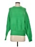 Zara Solid Green Pullover Sweater Size S - photo 1