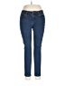 Eileen Fisher Solid Blue Jeans Size 12 - photo 1