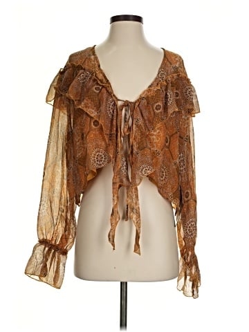 Lulus 3/4 Sleeve Blouse (view 1)
