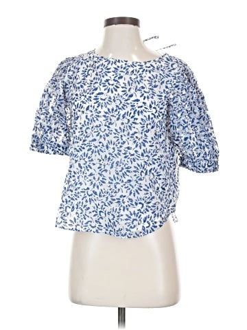 Ann Taylor Short Sleeve Blouse (view 1)