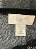 Ann Taylor LOFT Outlet Paisley Black Pullover Sweater Size M - photo 7
