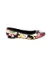 Basic Editions Floral Black Flats Size 9 - photo 1