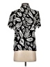 Grace 100% Rayon Black Short Sleeve Blouse Size S - photo 2