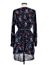 Collective Concepts 100% Polyester Paisley Blue Casual Dress Size M - photo 2