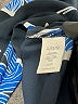 CAbi 100% Polyester Print Blue Long Sleeve Blouse Size L - photo 8