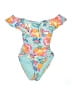 La Blanca Tropical Blue One Piece Swimsuit Size 10 - photo 1