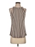 Adrianna Papell Tan Sleeveless Blouse Size XS - photo 1