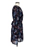 Collective Concepts 100% Polyester Paisley Blue Casual Dress Size M - photo 4
