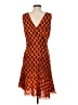 CAbi Print Orange Cocktail Dress Size S - photo 2