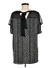Bellatrix 100% Polyester Black Short Sleeve Top Size M - photo 2