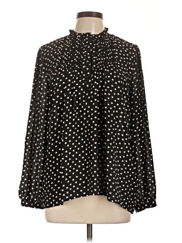 Adrianna Papell Long Sleeve Blouse (view 1)
