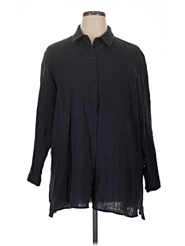 Eileen Fisher 3/4 Sleeve Button-Down Shirt (view 1)