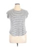 Bobeau Tweed Silver Short Sleeve T-Shirt Size XL - photo 1