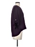 West Kei 100% Polyester Purple 3/4 Sleeve Blouse Size XS - photo 4
