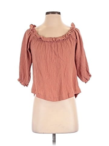 Lulus 3/4 Sleeve Blouse (view 1)
