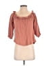 Lulus 100% Cotton Pink 3/4 Sleeve Blouse Size S - photo 1
