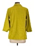 JM Collection Green 3/4 Sleeve Button-Down Shirt Size L (petite) - photo 2