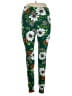 Lularoe Floral Green Leggings Size 1X (Tall & Curvy) - photo 1