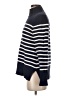J.Crew 100% Cotton Stripes Blue Turtleneck Sweater Size XS - photo 5