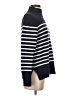 J.Crew 100% Cotton Stripes Blue Turtleneck Sweater Size XS - photo 4