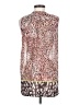 CAbi 100% Polyester Animal Print Pink Sleeveless Blouse Size XS - photo 2