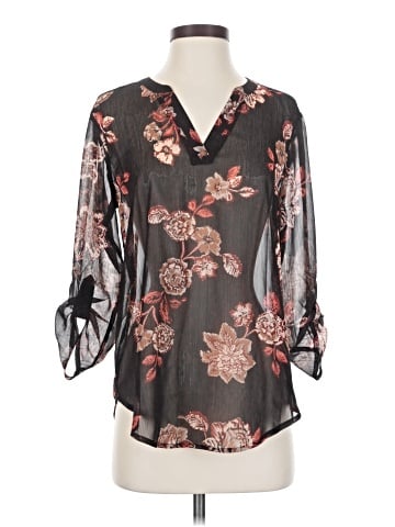 Maurices 3/4 Sleeve Blouse (view 1)