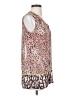 CAbi 100% Polyester Animal Print Pink Sleeveless Blouse Size XS - photo 4