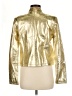ABS Allen Schwartz 100% Acetate Metallic Gold Jacket Size 8 - photo 2
