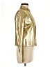 ABS Allen Schwartz 100% Acetate Metallic Gold Jacket Size 8 - photo 4