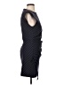 MNG Stripes Black Cocktail Dress Size 4 - photo 4