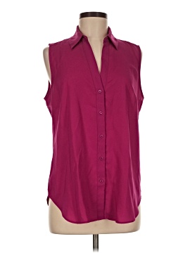 Ann Taylor Sleeveless Button Down Shirt