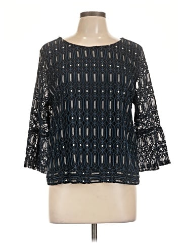 Ann Taylor LOFT 3/4 Sleeve T-Shirt (view 1)