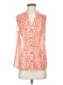 CAbi 100% Polyester Orange Sleeveless Blouse Size S - photo 1