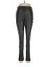 Kendall & Kylie 100% Polyurethane Metallic Black Active Pants Size M - photo 1