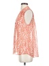 CAbi 100% Polyester Orange Sleeveless Blouse Size S - photo 5