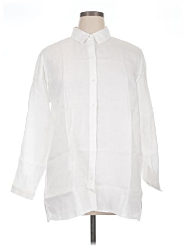 Eileen Fisher 3/4 Sleeve Button-Down Shirt (view 1)