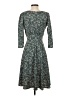 Karina Print Teal Casual Dress Size XS - photo 2