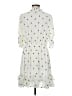 CeCe 100% Polyester White Casual Dress Size M - photo 2