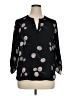 Daniel Rainn Black 3/4 Sleeve Blouse Size XL - photo 1