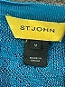 St. John Teal 3/4 Sleeve Button-Down Shirt Size M - photo 7