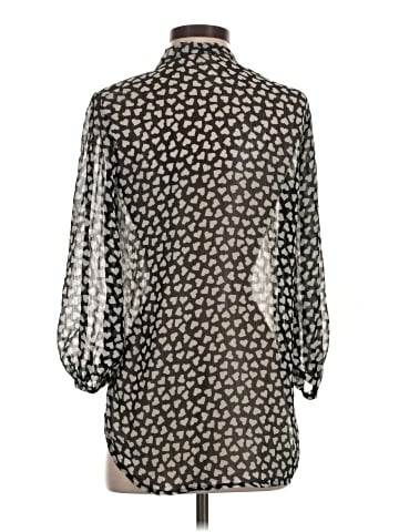 Eyeshadow 3/4 Sleeve Blouse (view 2)